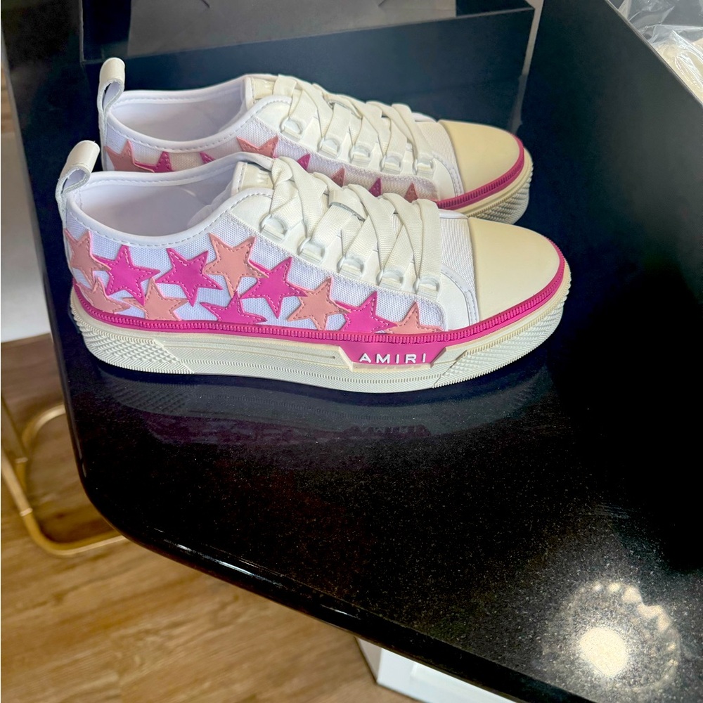 Amiri women’s stars sneakers pink